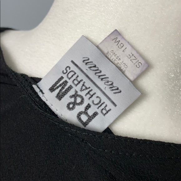 R&M Richards Vintage Black Blouse - Picture 6 of 7